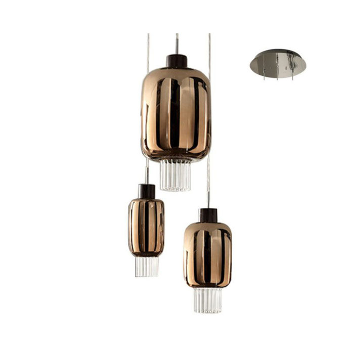 Lampada a sospensione Cangini & Tucci Dolium 1369MX.3L